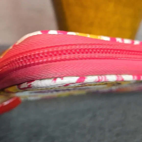 Vera Bradley Pink and Yellow Floral Wallet - Picture 3 of 10